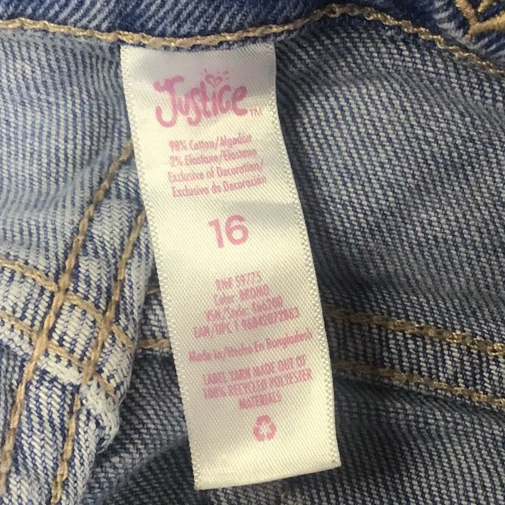 Girls fray detail stretch jeans
